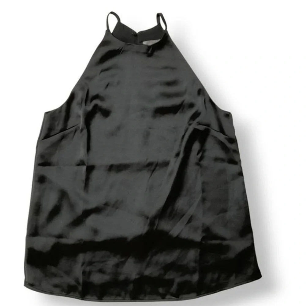 H&M Cami Black Silk top Size L - Picture 2 of 8